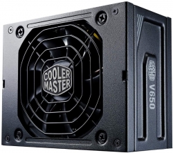 COOLER MASTER V SFX 650W GOLD, FULLY MODULAR CABLE DESIGN, BLACK FLAT CABLE, JAPANESE CAPA MPY-6501-SFHAGV-AU