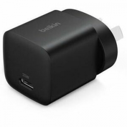 Belkin BoostCharge 65 W Power Adapter - Universal Adapter - 2 USB Type-C - For iPhone, MacBook Pro WCA012AUBK