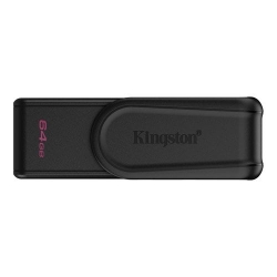 Kingston DataTraveler Exodia S USB Flash Drive - USB 3.2 Gen 1 - 64GB - Black/Black DTXS/64GB