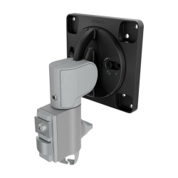 Atdec AWM-A13T-S short swing arm - Monitors to 12kg (26.5lb) flat, 10kg (22lb) curved - Silver AWM-A13T-S