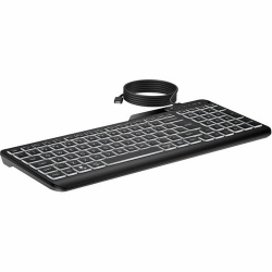 Hp 400 WIRED KEYBOARD BLACK 7N7C0AA
