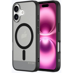 Incipio Technologies Incase Slim Case for Apple iPhone 16 Smartphone - Frosted texture - Black - Drop Resistant, Bacterial Resistant - Thermoplastic Polyurethane (TPU), Polycarbonate - 15.5 cm (6.1") Maximum Screen Size Supported - Wireless Charging Comp