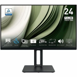 Msi Pro MP245PG 24in FHD 100Hz IPS Business Monitor - 1920x1080 - HDMI VGA DisplayPort - Speakers - Height Adjustable - 100x100 VESA - Internal Power - 4Y Warranty PRO MP245PG