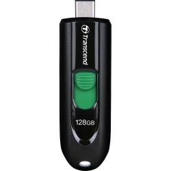 Transcend JetFlash 790C 128 GB USB 3.2 (Gen 1) Type C Flash Drive - Black TS128GJF790C