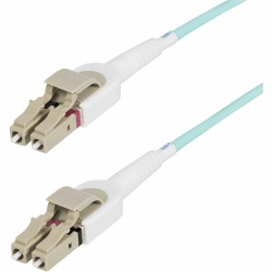 StarTech.com 5m (16.4ft) LC to LC (UPC) OM4 Switchable Fiber Optic Cable 50/125, 100G, Toolless Polarity Switching, LSZH Fiber Jumper Cord - Cable for Network Device, Switch, Module - First End: 2 x LC/UPC Network - Male - 100 Gbit/s - Patch Cable - LSZH