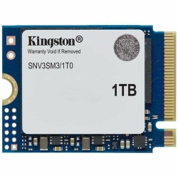 Kingston NV3 1 TB Solid State Drive - M.2 2230 Internal - PCI Express NVMe (PCI Express 4.0 x4) - Notebook, Desktop PC, Gaming Console Device Supported - 320 TB TBW SNV3SM3/1T0