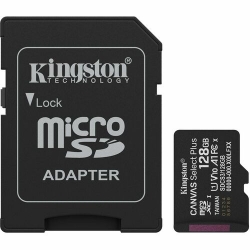Kingston Canvas Select Plus 128 GB Class 10/UHS-I (U1) V10 microSDXC - 1 - 150 MB/s Read SDCS3/128GB