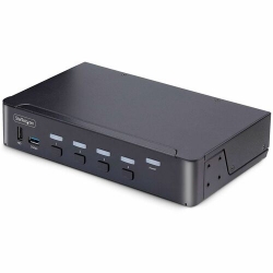 StarTech.com KVM Switchbox - TAA Compliant - 4 Computer(s) - 1 Local User(s) - 8K - 7680 x 4320 - 10 x USB - USB 2.0 - 5 x DisplayPort D86A2-4-PORT-8K-KVM