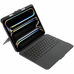 Targus VersaVu THZ989US Keyboard/Cover Case (Folio) for 33 cm (13") Apple iPad Pro 13 (2024) Tablet - Black - Drop Resistant, Bump Resistant - Handle - 287.5 mm Height x 22.1 mm Width x 242.3 mm Depth THZ989US