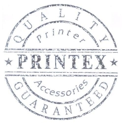 PRINTEX 2 Ply Paper Rolls 76x76 1 x Carton 50 Rolls Blank 1st Ply Black Image 2nd ply suitable for Epson TM-U220 P7878DM2P-50