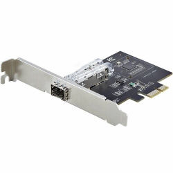 StarTech.com Gigabit Ethernet Card for Computer, Server, Workstation - 1000Base-T, 1000Base-KX, 1000Base-SX, 1000Base-LX - SFP (mini-GBIC) - Plug-in Card - PCI Express 2.1 x1 - Low-Profile Bracket Height - 1000 Mbit/s Data Transfer Rate - Intel I210-IS -