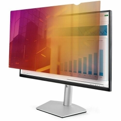 StarTech.com 24-inch 16:9 Gold Monitor Privacy Screen, Reversible Filter w/Enhanced Privacy, Screen Protector/Shield, +/- 30° View Angle - Computer privacy screen protector shields sensitive data on 24-inch 16:9 monitors - Gold glossy side for max privac