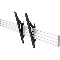 Atdec VESA 400 tilt brackets (set of 2) - displays to 50kg (110lb) - tilt range 20deg¸ - single or multi-screen installations - Black ADB-B400T