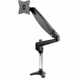 StarTech.com Mounting Arm for Flat Panel Display, Monitor, Curved Screen Display - Height Adjustable - 1 Display(s) Supported - 81.3 cm to 124.5 cm (49") Screen Support - 8 kg Load Capacity - 75 x 75, 100 x 100 - VESA Mount Compatible - Steel ARMPIVOTE2