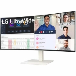 LG Ultrawide 38WR85QC-W 38" Class WQHD Curved Screen LCD Monitor - 21:9 - White - 37.5" Viewable - Nano In-plane Switching (Nano IPS) Technology - 3840 x 1600 - 1.07 Billion Colors - FreeSync Premium Pro/G-sync Compatible - 450 cd/m² - 1 ms - Speakers -