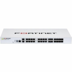 Fortinet FortiGate 120G 18xGE RJ45 ports (Incl 1xMGMT port, 1xHA port, 16xswitch ports), 8xGE SFP slots, 4x10GE SFP+ slots, SP5, dual AC power supplies FG-120G