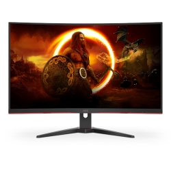 AOC C32G2ZE 31.5inch 240Hz FHD VA Curved Gaming Monitor, 1920x1080, 0.5ms, 3000:1 Contrast, 300nits, DisplayPort 1.2, 2x HDMI 2.0, VESA, HDR, Adaptive Sync C32G2ZE