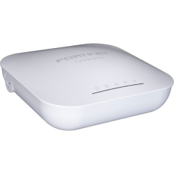 Fortinet Indoor Wireless Universal AP - Tri radio (802.11 b/g/n/ax 2x2 MU-MIMO, 802.11 a/n/ac/ax 2x2 MU-MIMO and 1x 802.11 a/b/g/n/ac Wave 2, 2x2 ), internal antennas, 2x 10/100/1000 RJ45 port FAP-U231F-N