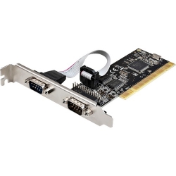 StarTech.com Serial/Parallel Combo Adapter - Plug-in Card - 1 Pack - PCI - 1 x Number of Parallel Ports External - 2 x Number of Serial Ports External PCI2S1P2
