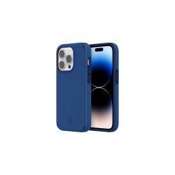 Incipio Duo Case for Apple iPhone 14 Pro Smartphone - Texture - Midnight Navy - Soft-touch - Bump Resistant, Drop Resistant, Impact Resistant, Bacterial Resistant, Scratch Resistant, Discoloration Resistant, Shock Absorbing, Stain Resistant, Odor Resi IPH