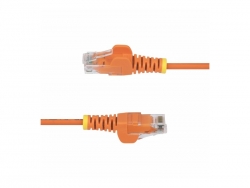 Startech StarTech.com 1m Orange Slim CAT6 Ethernet Cable, Snagless, 28AWG, LSZH, LTW N6PAT100CMORS