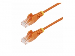 Startech StarTech.com 50cm Orange Slim CAT6 Ethernet Cable, Snagless, 28AWG, LSZH, LTW N6PAT50CMORS
