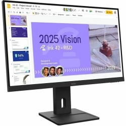 Lenovo ThinkVision E27Q-40 27in IPS 2560x1440 2x HDMI 2.1 TMDS 1x DP 1.2 Spk Tilt Swivel Pivot Height Adj Stand 3Y Warranty 64BDGAR4AU