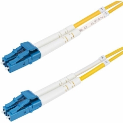 StarTech.com 2 m Fibre Optic Network Cable - 1 - Cable for Network Device, Server, Switch - First End: 2 x LC/UPC Network - Male - Second End: 2 x LC/UPC Network - Male - 100 Gbit/s - Patch Cable - LSZH - Duplex - Yellow SMDOS2LCLC2M
