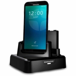Datalogic Single Slot Dock Charging/Data (Ethernet+USB C) w/Spare Battery Slot (req. 94ACC0380 - pwr supply and regional pwr cord) f// Memor 12-17 includes adapter 94A150123