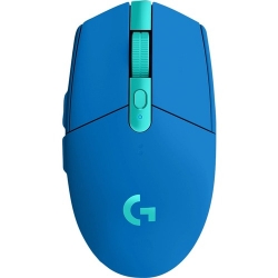 Logitech LIGHTSPEED G305 Gaming Mouse - Wi-Fi - USB - Optical - 6 Button(s) - Blue - Wireless - 12000 dpi 910-006039