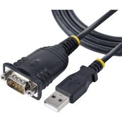 StarTech.com 91.44 cm Serial/USB Data Transfer Cable for Network Switch, Barcode Scanner/Scale, Notebook, Desktop Computer, Peripheral Device, POS Device, Monitor, Receipt Printer, Server - 1 - First End: 1 x USB 2.0 Type A - Male - Second End: 1 x 9- 1P3