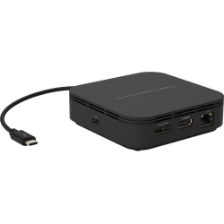 Belkin USB Type C Docking Station - 3 x USB Ports - 1 x USB Type-A Ports - USB Type-A - USB Type-C - Network (RJ-45) - 1 x HDMI Ports - HDMI - 1 x DisplayPorts - DisplayPort - Thunderbolt - Docking F4U110BT