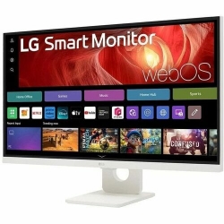 LG 27U731SA-W 27" Class 4K UHD Smart Gaming LED Monitor - 16:9 - White - 27" Viewable - In-plane Switching (IPS) Technology - LED Backlight - 3840 x 2160 - 1.07 Billion Colors - 280 cd/m² - 5 ms - Speakers - Tilt - USB Type-C - HDMI - VESA Mount Compatib