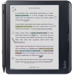 Kobo Libra Color 7" + Style 2 Pen eReader - Black N428-AZ-BK-S-BU