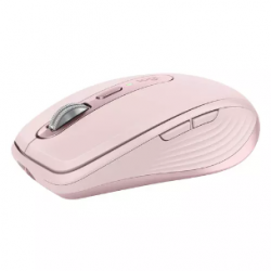 Logitech MX Anywhere 3S Mouse - Bluetooth - USB - Darkfield - 6 Button(s) - Rose - Wireless - Rechargeable - 8000 dpi - Scroll Wheel 910-006934