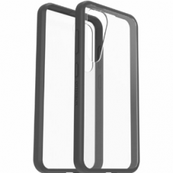 OtterBox React Case for Samsung Galaxy S23 Smartphone - Black Crystal (Clear/Black) - Drop Resistant, Scrape Resistant, Bacterial Resistant, Scratch Resistant 77-91311