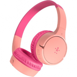 Belkin SOUNDFORM Mini Wired/Wireless On-ear Headset - Pink - 1000 cm - Bluetooth - 121.9 cm Cable - Mini-phone (3.5mm) AUD002BTPK