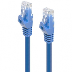Alogic 1 m Category 6 Network Cable for Network Device - First End: 1 x RJ-45 Network - Male - Second End: 1 x RJ-45 Network - Male - 1 Gbit/s - Patch Cable - Gold Plated Contact - 24 AWG - Blue C6-01-BLUE
