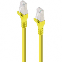 Alogic 1 m Category 6a Network Cable for Network Device, Patch Panel - First End: 1 x RJ-45 Network - Male - Second End: 1 x RJ-45 Network - Male - 10 Gbit/s - Patch Cable - Shielding - Gold Plated Connector - LSZH - 26 AWG - Yellow C6A-01-YELLOW-SH