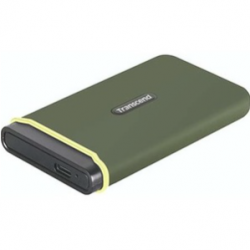 Transcend 2 TB Portable Solid State Drive - External - Military Green - USB 3.2 (Gen 2) Type C TS2TESD380C