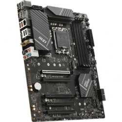 MSI Pro PRO B760-P WIFI DDR5 Gaming Desktop Motherboard - Intel B760 Chipset - Socket LGA-1700 - ATX - Core, Pentium Gold, Celeron Processor Supported - 192 GB DDR5 SDRAM Maximum RAM - DIMM, UDIMM - 4 x Memory Slots - Gigabit Ethernet - IEEE 802.11 a/ PRO