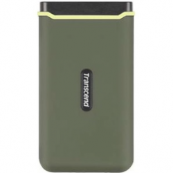 Transcend 1 TB Portable Solid State Drive - External - Military Green - USB 3.2 (Gen 2) Type C TS1TESD380C