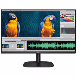AOC Q27B2S2 27" WQHD LCD Monitor - 16:9 - Black - 685.80 mm Class - In-plane Switching (IPS) Technology - 2560 x 1440 - 16.7 Million Colours - Adaptive Sync - 250 cd/m² - 4 ms - 100 Hz Refresh Rate - HDMI - DisplayPort Q27B2S2