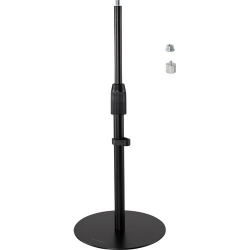 Kensington A1010 Telescopic Multipurpose Desk Stand - Desktop - Powder Coated Steel, Plastic, Galvanized Steel - Black K87651WW