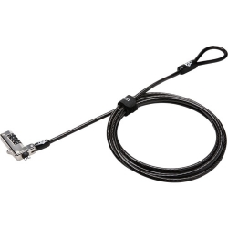 Kensington Cable Lock For Notebook - Resettable - 4-digit - Carbon Steel - For Notebook K60601WW