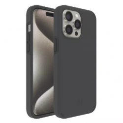 Incipio Duo Case for Apple iPhone 15 Pro Max Smartphone - Soft-Touch Texture - Black - Bump Resistant, Drop Resistant, Impact Resistant, Bacterial Resistant, Scratch Resistant IPH-2121-BLK