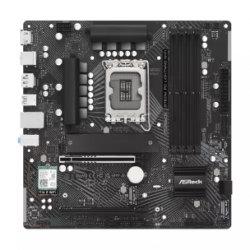 ASRock B760M PG LIGHTNING WIFI Gaming Desktop Motherboard - Intel B760 Chipset - Socket LGA-1700 - Micro ATX - Core Processor Supported - 192 GB DDR5 SDRAM Maximum RAM - DIMM, UDIMM - 4 x Memory Slots - Gigabit Ethernet - IEEE 802.11 a/b/g/n/ac/ax - H B76