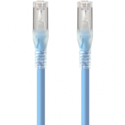 Alogic 2 m Category 6a Network Cable for Network Device, Patch Panel - First End: 1 x RJ-45 Network - Male - Second End: 1 x RJ-45 Network - Male - 10 Gbit/s - Patch Cable - Shielding - Gold Plated Connector - LSZH - 26 AWG - Blue C6A-02-BLUE-SH