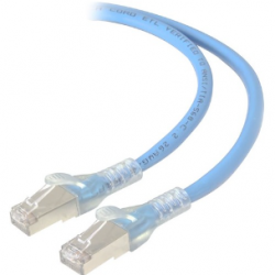 Alogic 3 m Category 6a Network Cable for Network Device, Patch Panel - First End: 1 x RJ-45 Network - Male - Second End: 1 x RJ-45 Network - Male - 10 Gbit/s - Patch Cable - Shielding - Gold Plated Connector - LSZH - 26 AWG - Blue C6A-03-BLUE-SH