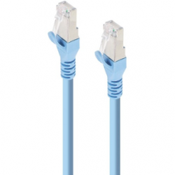 Alogic 1.50 m Category 6a Network Cable for Network Device, Patch Panel - First End: 1 x RJ-45 Network - Male - Second End: 1 x RJ-45 Network - Male - 10 Gbit/s - Patch Cable - Shielding - LSZH - 26 AWG - Blue C6A-1.5-BLUE-SH